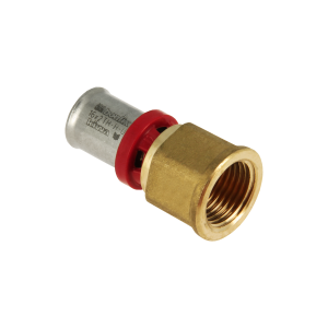 Bonfix raccord femelle x connexion à sertir alu - manchon fileté | 1/2 x 16