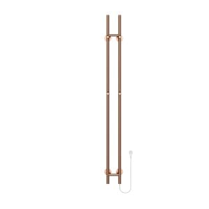150 cm Sticky - 60W Dryheating - cuivre brossé - radiateur sèche-serviettes électrique à barres double